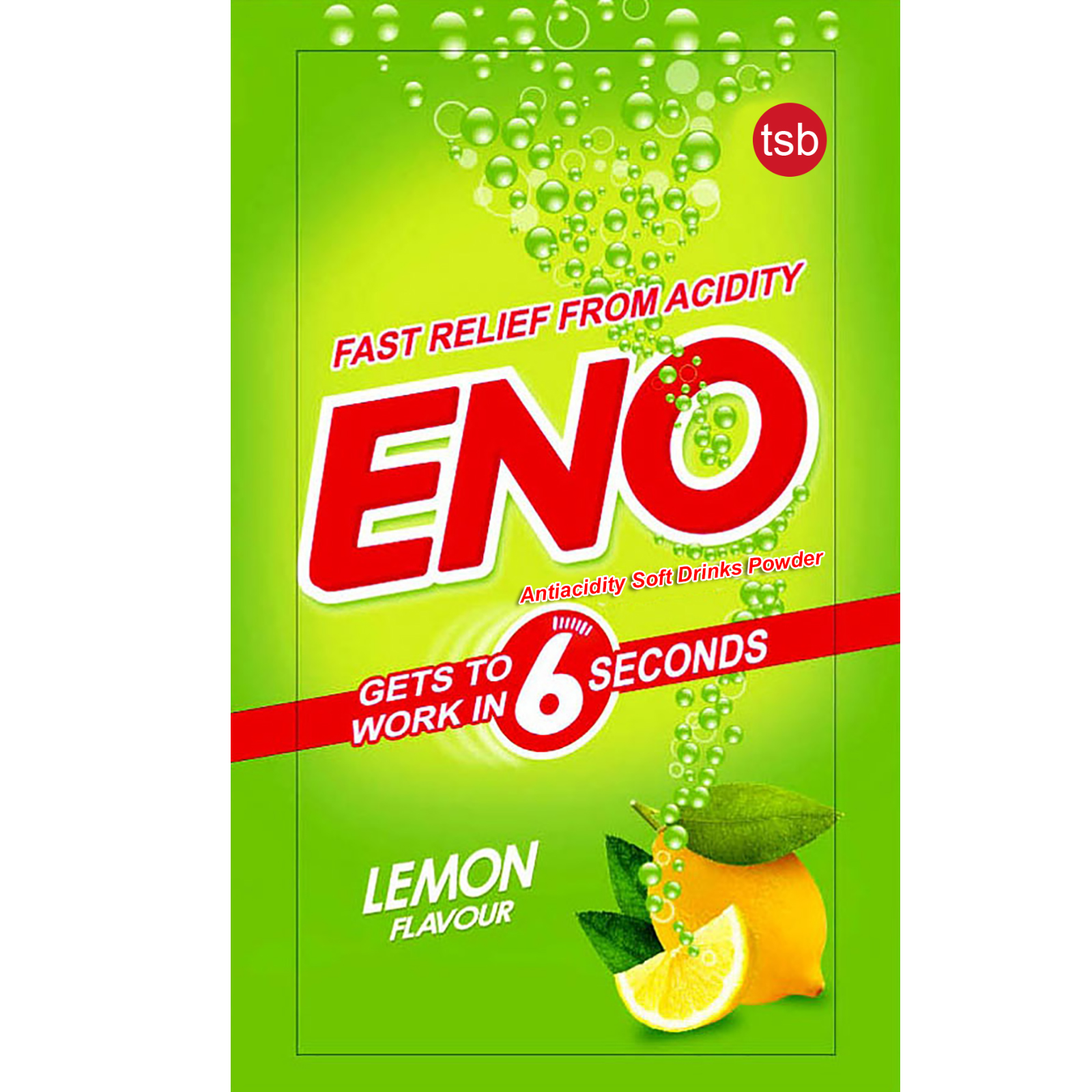 Eno anti acidity soft drink powder, Gets work in 6 second made Bangladesh tsb - 5 pcs