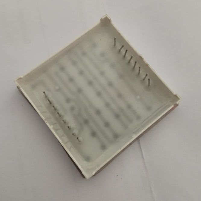 1588BS RED Color LED 38mm DOT Matrix Round Dot 8x8 3.75mm LED 16 Pin Leads Common Anode 7 Segment Display For Panel Moving Text Massage Arduino. 