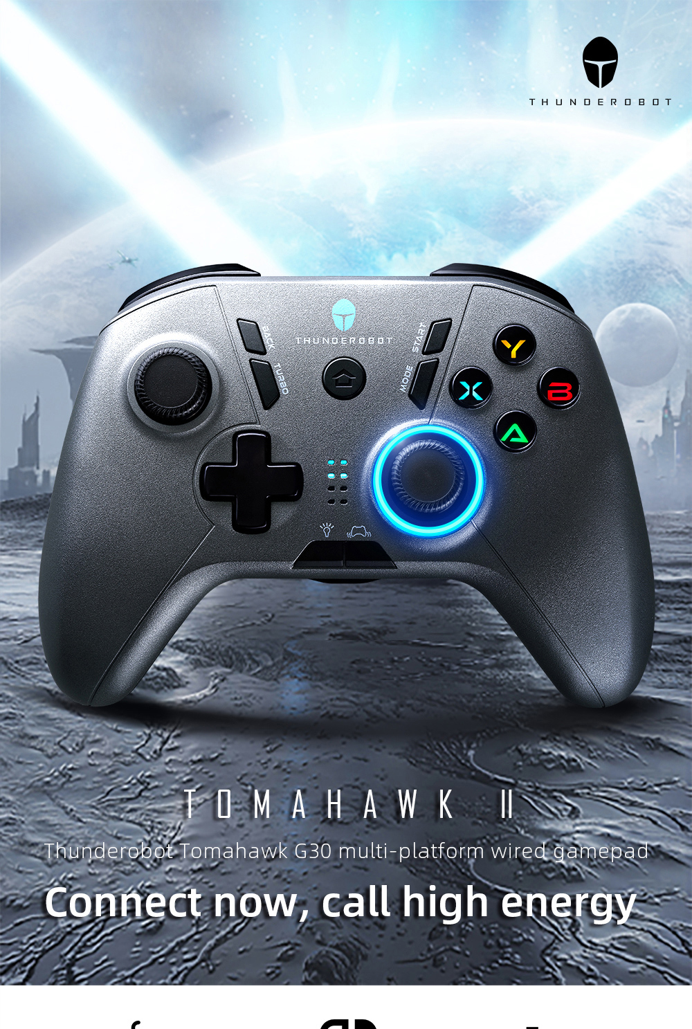 Thunderobot G30 Wired Gamepad Multi-Platform Computer TV Steam Gaming Controller. 
