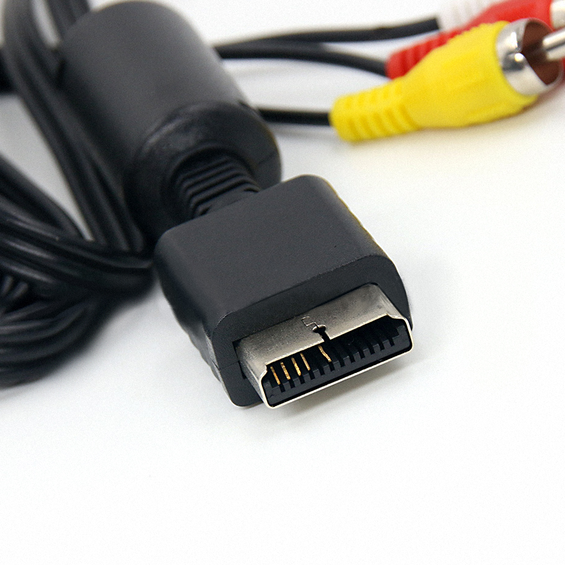 【FUPANG】3rca Adapter Av Cable Audio Video For Ps2 Ps3 Multimedia Audio Cable. 
