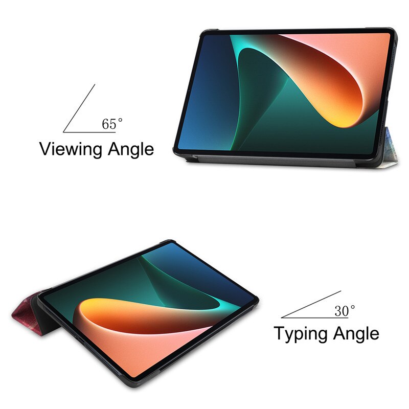 for Xiaomi Pad 5 Stand Case for Xiaomi Pad 5 Pro Cover 11.0 2021 Tablet Case , Ultra Slim Lightweight Smart Shell Stand CoverXiaomi Mi Pad 5 Case 11 inch For Xiaomi Mipad5 2021 Case. 