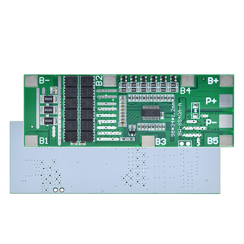 DIYTZT 24V 6S 40A BMS 18650 Li-Ion Lithium Battery Poreappropriatetect Board Solar Lighting With Balance For Ebike Scooter