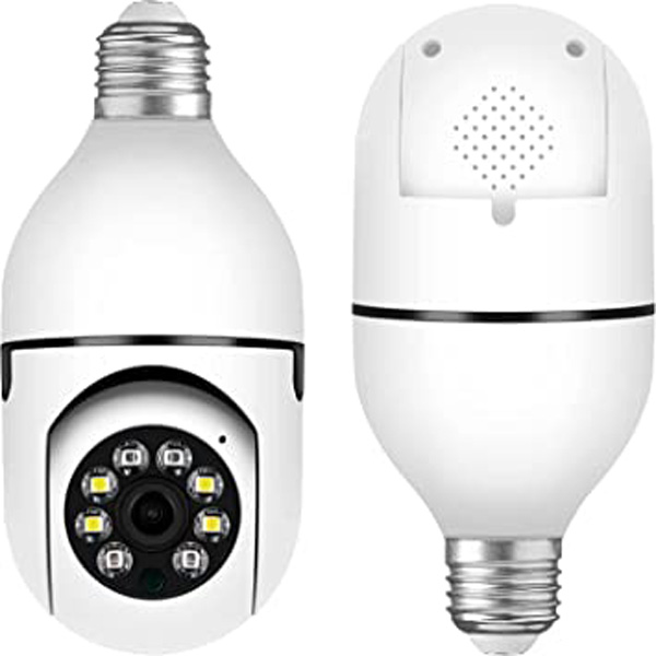 PTZ Bulb System 360 Degree WiFi Panorama IP Camera. 