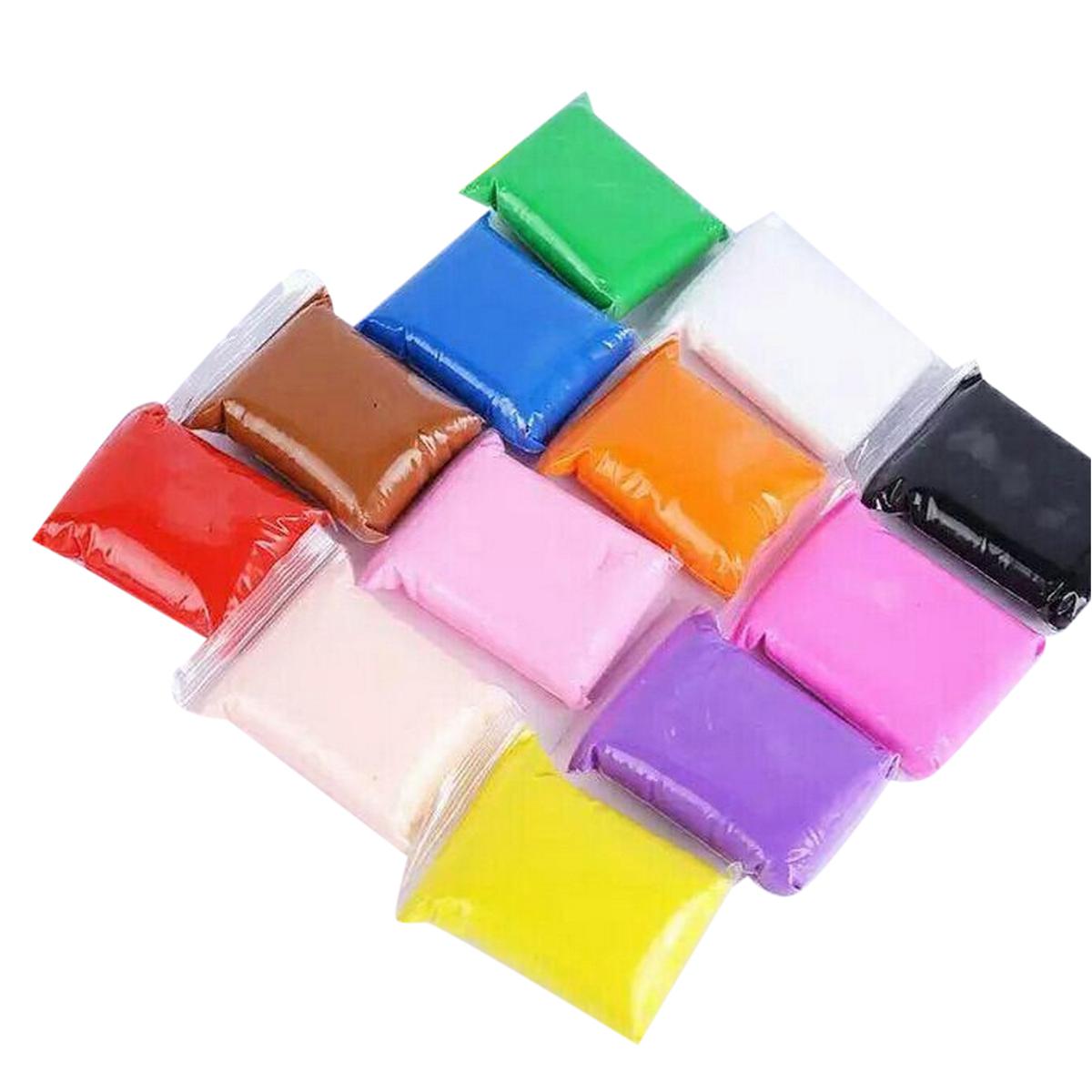 12 Colors Soft Super Light Clay Modeling Air Dry Clay For DIY Handmade Toys. 