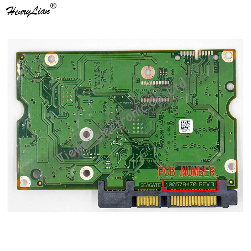 HDD PCB FOR LOGIC BOARD/BOARD NUMBER:100579470 REV B. 