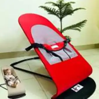 red baby bouncer