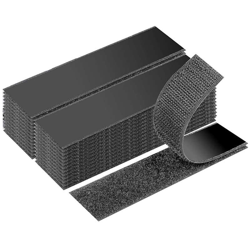 Self back punching type Velcro slice slitting window and door curtain strong adhesive strip bed sheet sofa cover cushion fixing device. 