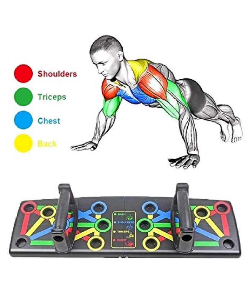 9-In-1 Foldable Push Up Board Multifunction Push-Up Rack. 