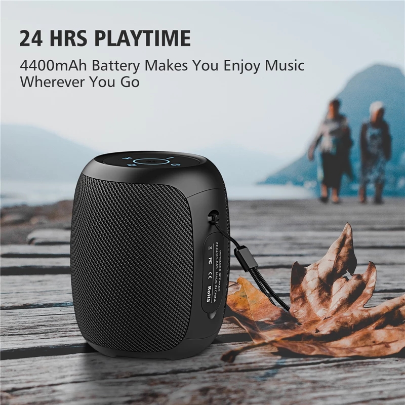 Zealot S53 20W High Power Portable Wireless Speaker Column HIFI Stereo Subwoofer Colorful Music box mp3 player Loudspeaker Radio. 