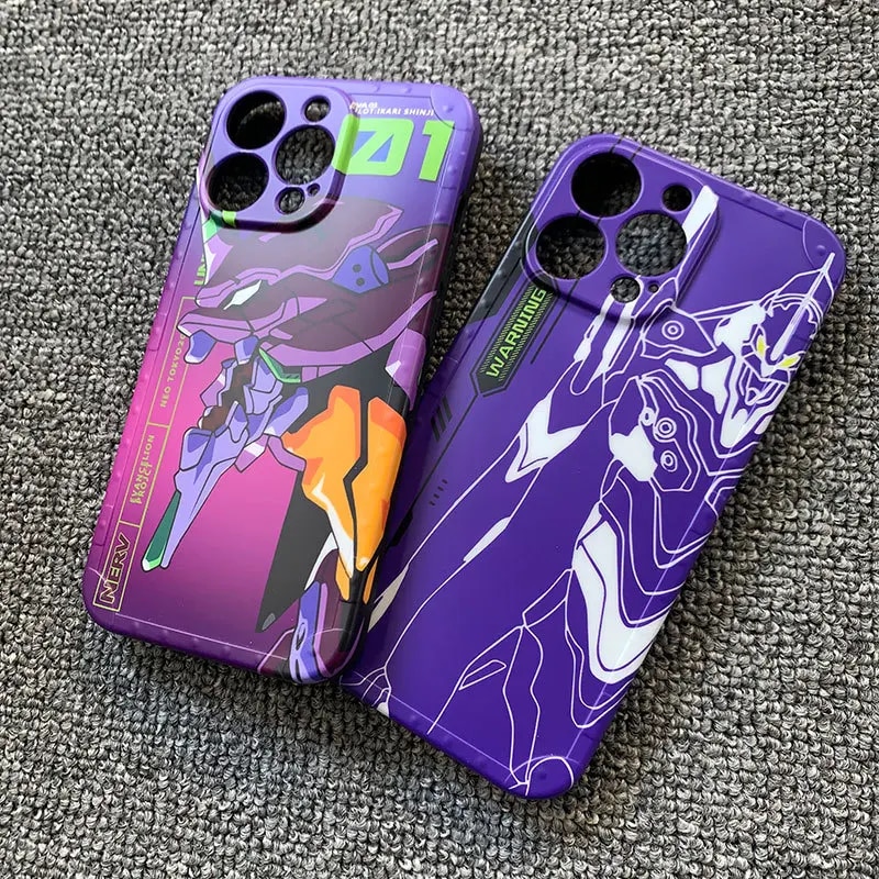 NEON GENESIS EVANGELION EVA-01 TEST TYPE phone case for iPhone 14 13 12 11 Pro Promax X Xs XR max plus All inclusive cover shell. 
