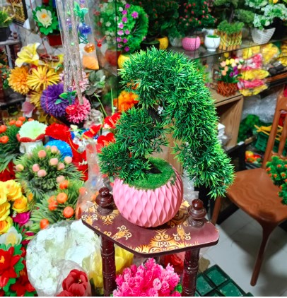 artificial flower বাড়ির বাগান সাজানোর জন্য কৃত্রিম ফুল নকল গাছ diy গাছ - 1 pcs. 