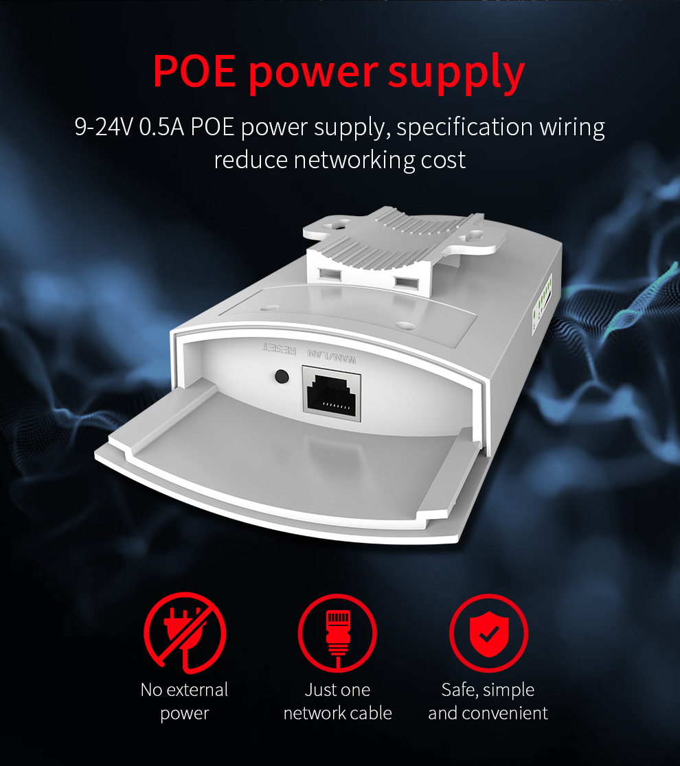 COMFAST CF-E130N 1KM 300Mbps 2.4Ghz açık Mini kablosuz erişim noktası köprü WIFI CPE erişim noktası 9dBi WI-FI anten Nanostation yönlendirici. 
