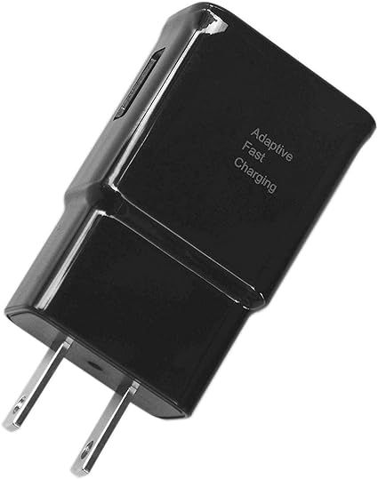Adaptive Fast Charger Compatible Samsung Galaxy S9 S9 Plus S8 S8+ S10 S10e Note 8 Note 9, Wall Charger Adapter Block with USB Type C Cable Kit. 