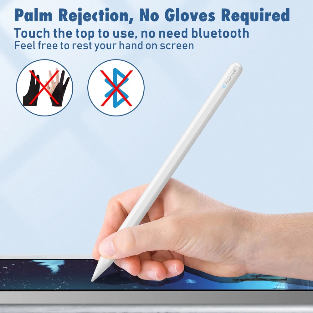 For iPad Pencil with Palm Rejection Tilt, GOOJODOQ 12th Gen Pen for Apple Pencil 2 1 iPad Air 5 2022 - 2018 for Apple Pen Stylus. 