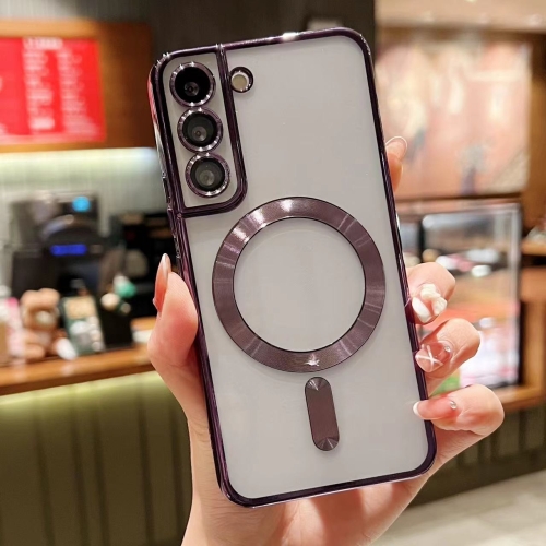 For Samsung Galaxy S20 FE 5G MagSafe Electroplating TPU Phone Case. 