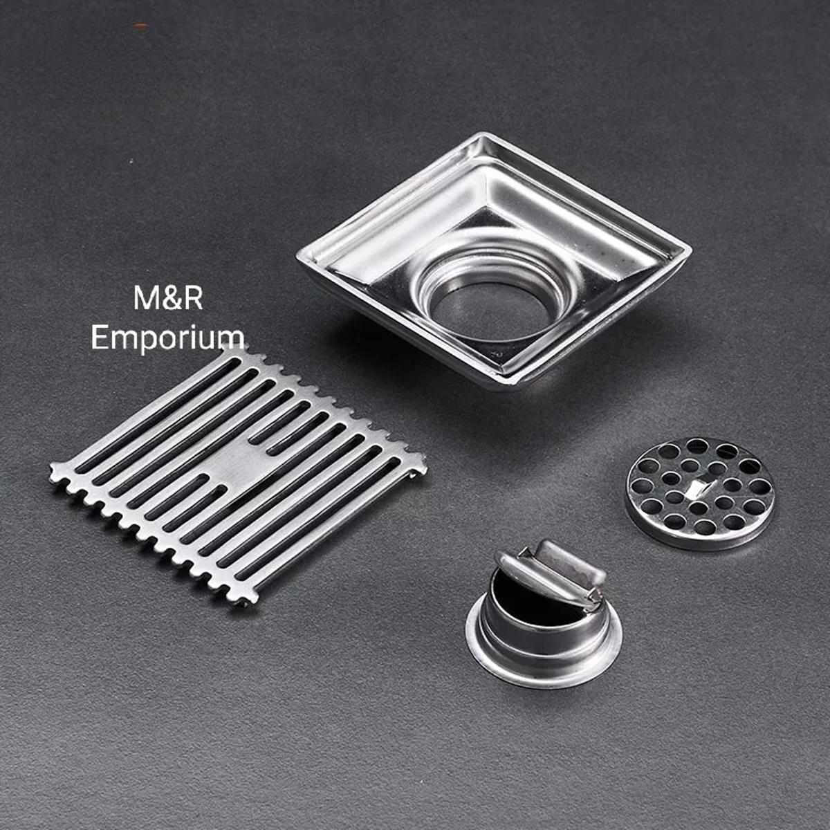 Ss Vip 5 Inch Floor Drain-Box Jali-Made In China - Keep Spaces Clean With Our 5-Inch Ss Vip Floor Drain - A Reliable And Stylish Addition To Home