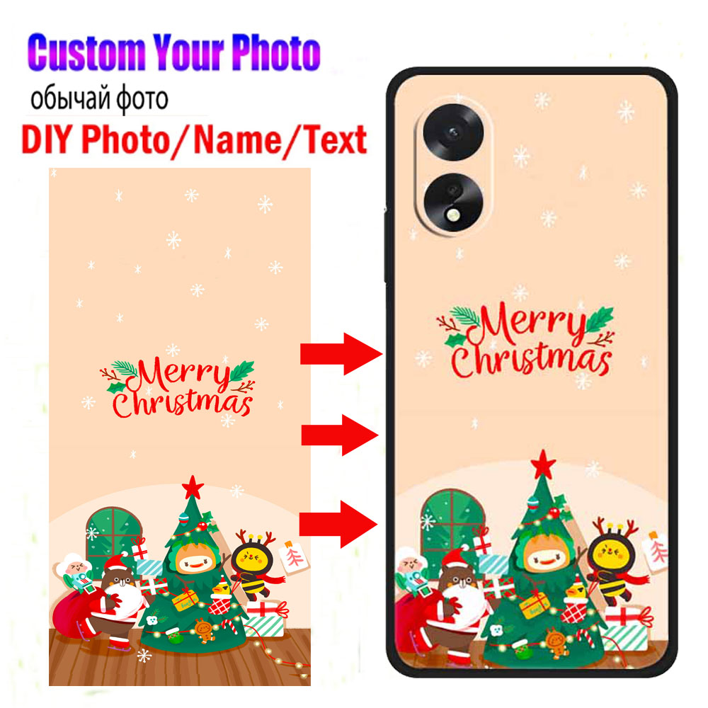 Customized Phone Cases for Oppo A38 A58 4G A78 5G Cover DIY Design Photo Picture Name TPU Funda For OPPO A98 A1 5G Silicone Case. 