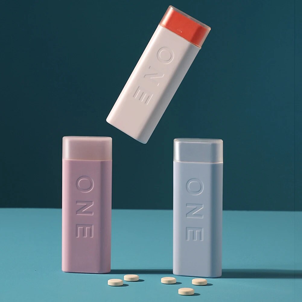 3 Grids Pill Tablet Dispenser Box Portable Plastic Travel Medicine Holder Organizer Chewing Gum Storage Case Container. 