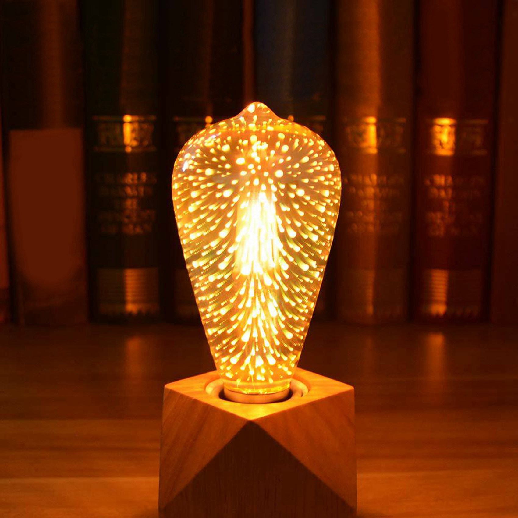 4X LED Infinity 3D Firework Effect LED Bulb LED Light Bulb Decoration Lamp 85-265V E27 Holiday Lights,A60. 