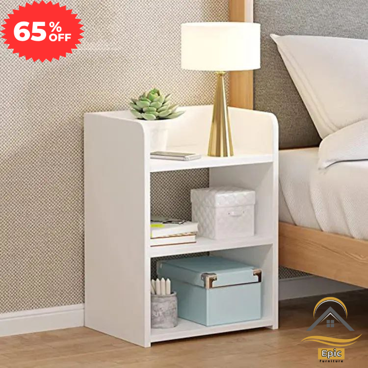 Premium Design Bed Side Table H30 + L16 + W17 Inch by Epic Furniture  - Furniture & Decor - Modern and Trendy