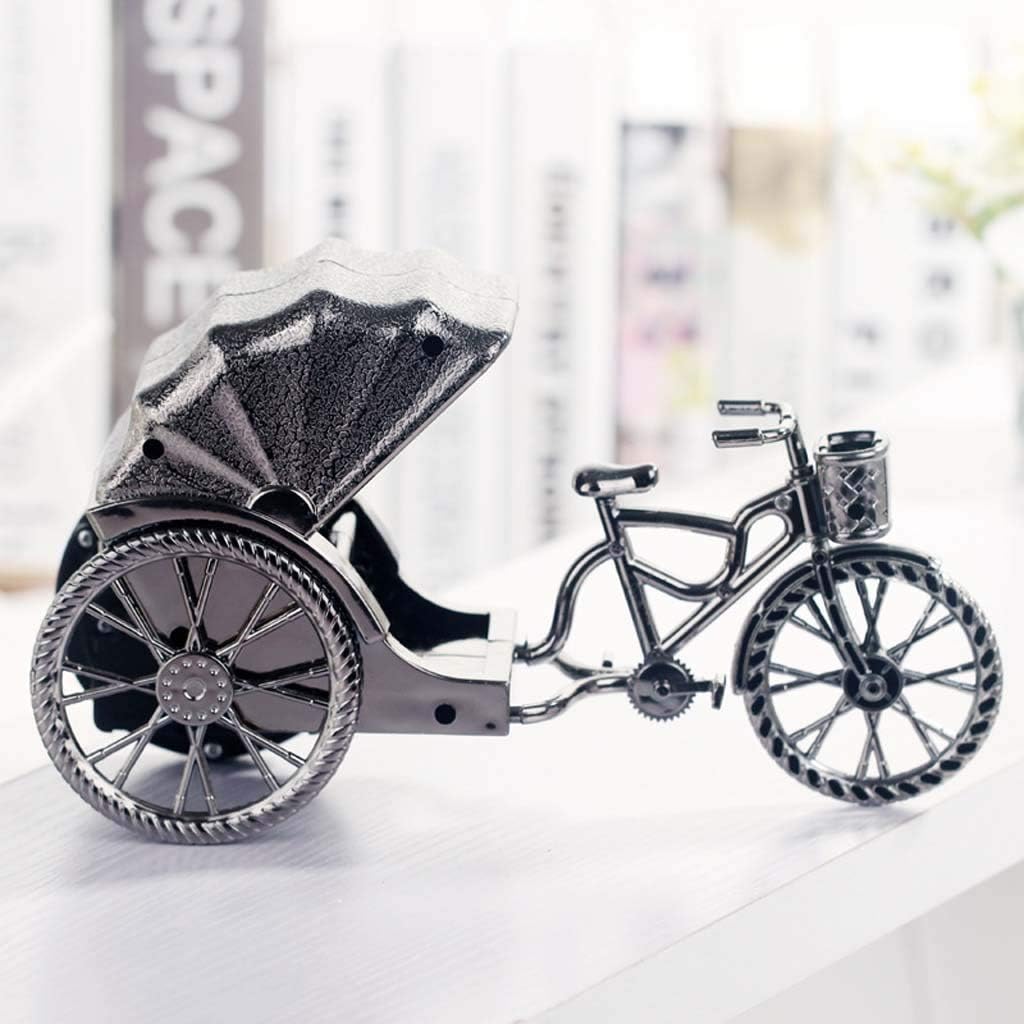 Creative Students Mini Alarm ClockClock Cartoon Children Small Clocks Retro Rickshaw Car Alarm Clock. 