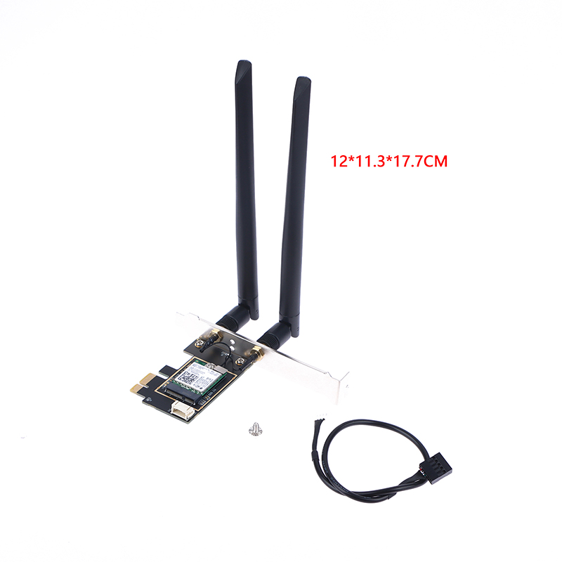 2.4G/ 5G Dual Band Intel 7260AC Built-in Wireless PCI-E Card For Desktop PC 1200Mbps Bluetooth 4.0 Stability PCi Express Wifi Adapter Hudduo. 
