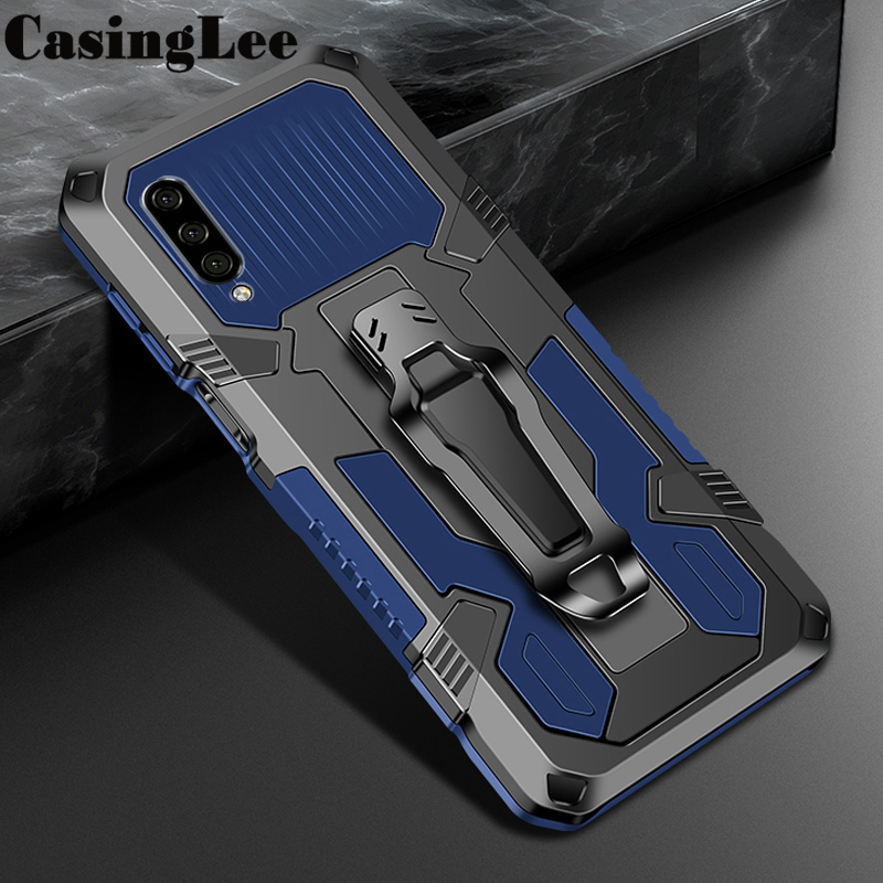 Protect Cover For Samsung Galaxy A70 Case Shockproof Armor Stand case with Metal Clip Back cover Samsung A70 Back Cover Mountaineering Phone Cases. 