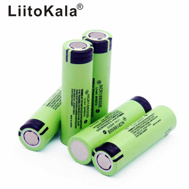 LiitoKala REAL CAPACITY 3.7V 2600mah 18650 Li Ion Rechargeable Battery 5C Discharge Rate Li-ion Battery For Power Tools- 2pcs. 