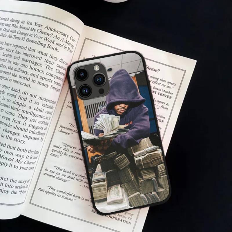 Future Rapper Phone Case For iPhone 11 12 Mini 13 14 Pro XS Max X 8 7 Plus SE XR Shell black phone case. 