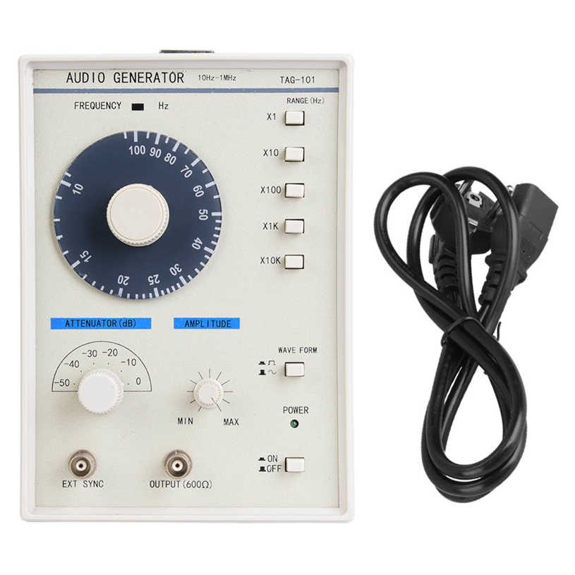 TAG-101 Audio Generator 10Hz-1MHz Low Frequency Signal for Maintenance 220V. 