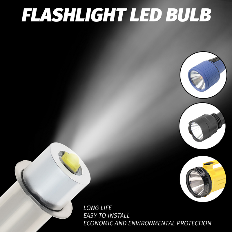 P13.5S Pr2 LED Bulb 3W Upgrade LED Flashlight Bulb Maglite LED Conversion Kit Mag Light LED Bulb 2-16 C D Cells Maglite Torch. 