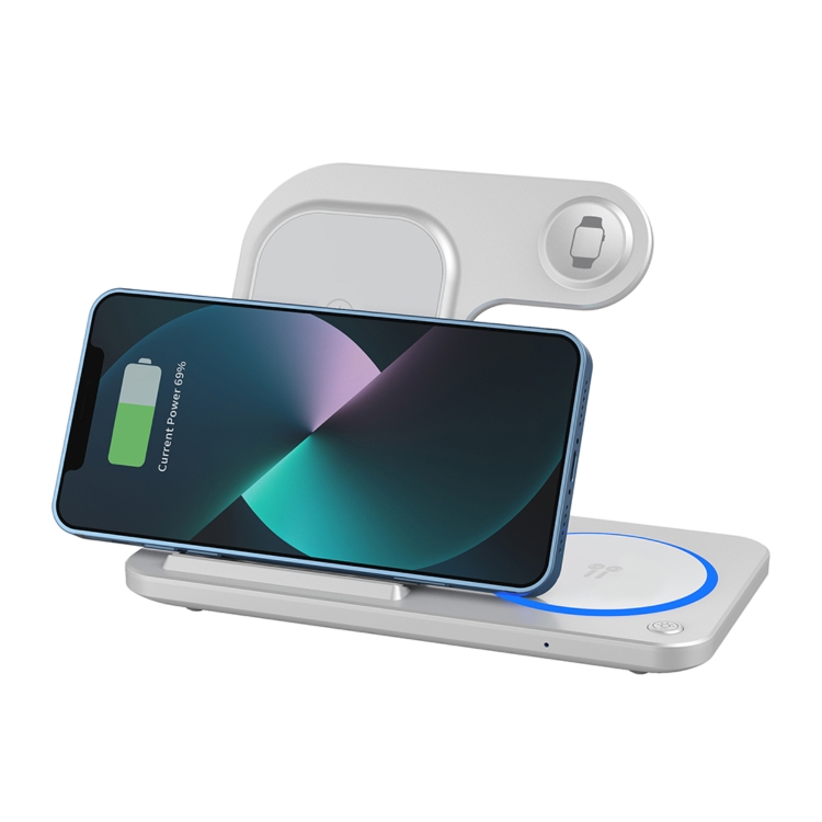 WIWU Wi-W020 3 in 1 Foldable Wireless Charger - 3