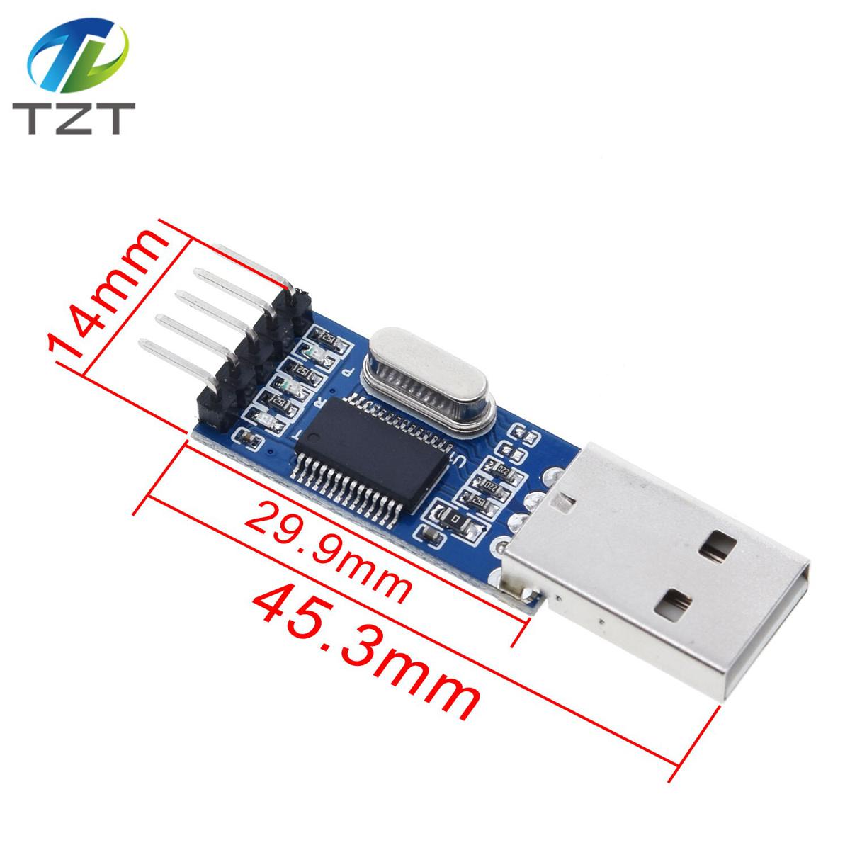 【happy one】toTTL / USB-TTL / STC microcontroller programmer / PL2303 in nine upgrades with a transparent