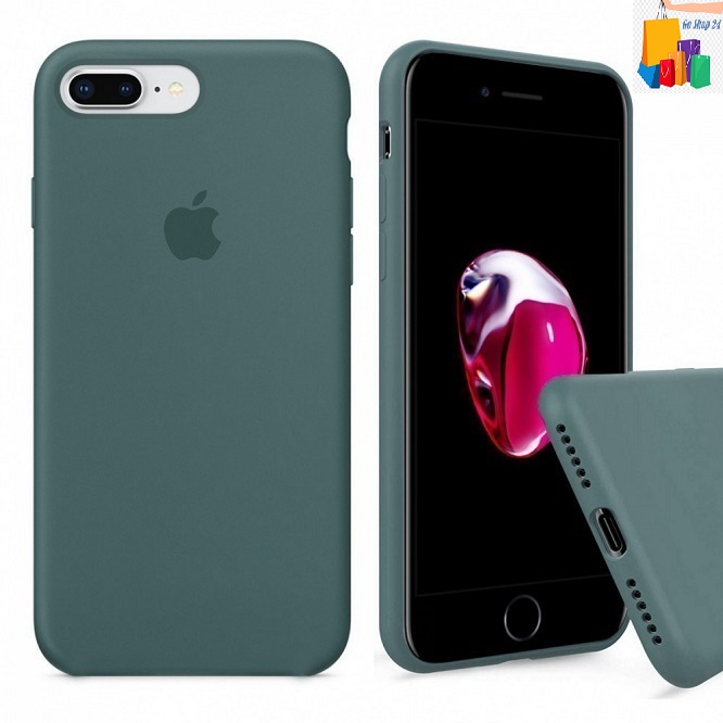 Apple iPhone 7 Plus / Apple iPhone 8 Plus Comfortable Liquid Silicone Mobile Back Case Cover (Back Case Cover For Smartphone). 