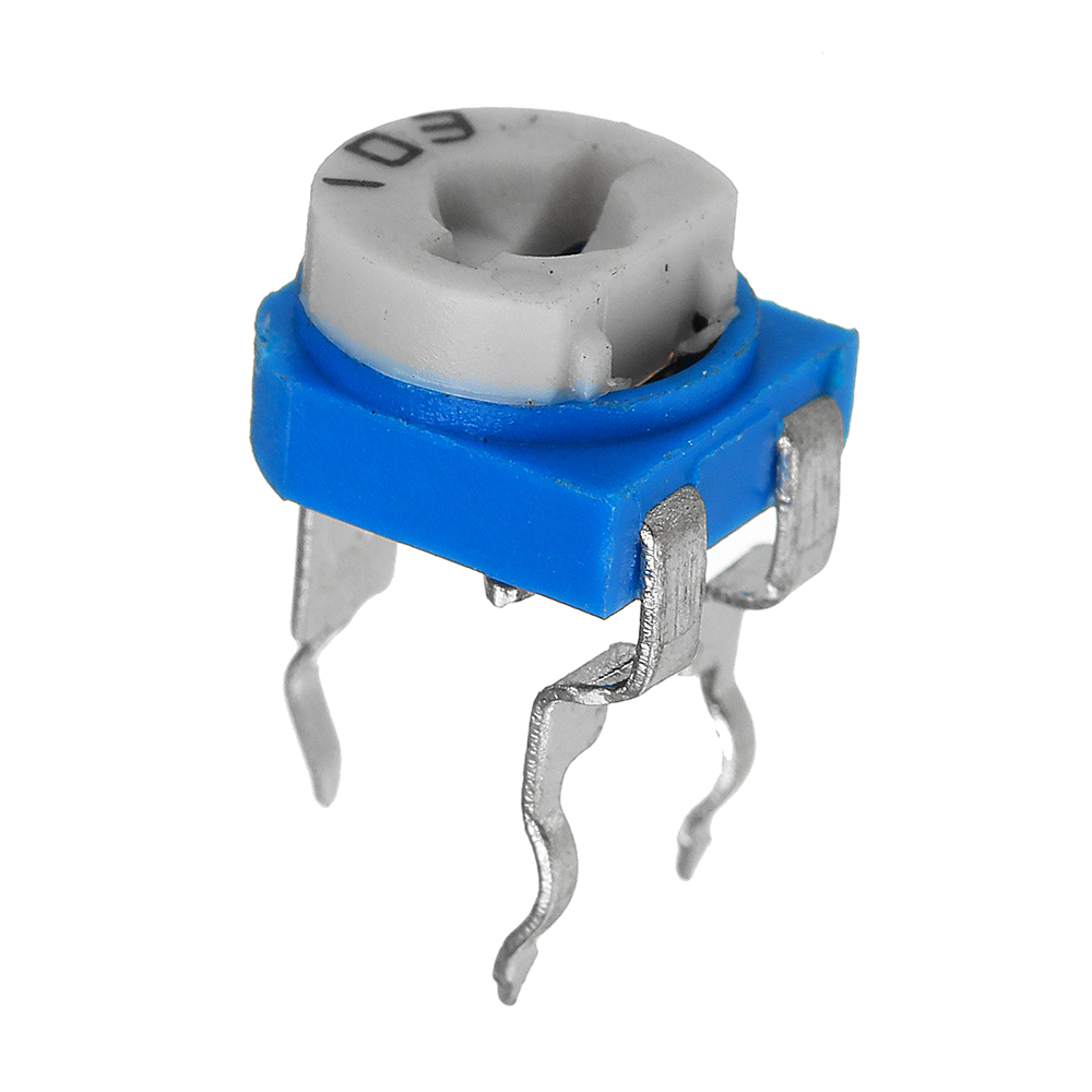 10Pcs- RM065 RM-065 VR 10K Ohm 103 Potentiometer Trimmer Trim Pot 10K Ohm 103 Trimpot Variable Resistor Top Adjustment Single Turn 6mm V/R 3Pin Leads Terminals . 