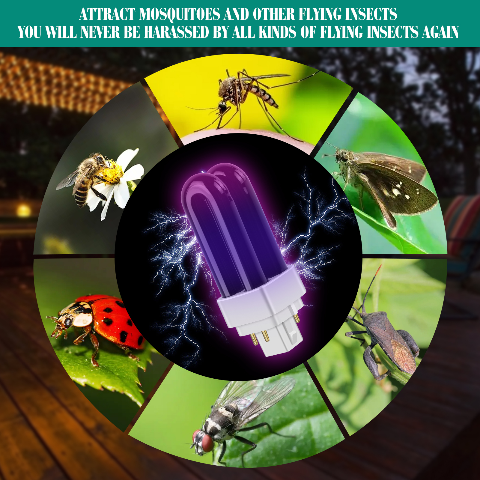 for Dynatrap 41050-R 7 Watt Ultraviolet Bug Killer Trap Replacement Bulb 1927573 Light Bulb Mosquito Zapper Mosquito Trap Lamp. 