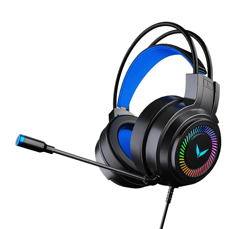 【3C VictoryEagle】Led Wired Gaming Headset For Computer Mobile Phone PS4 Gamer Headphones Microphone Sound Laptop Earphone