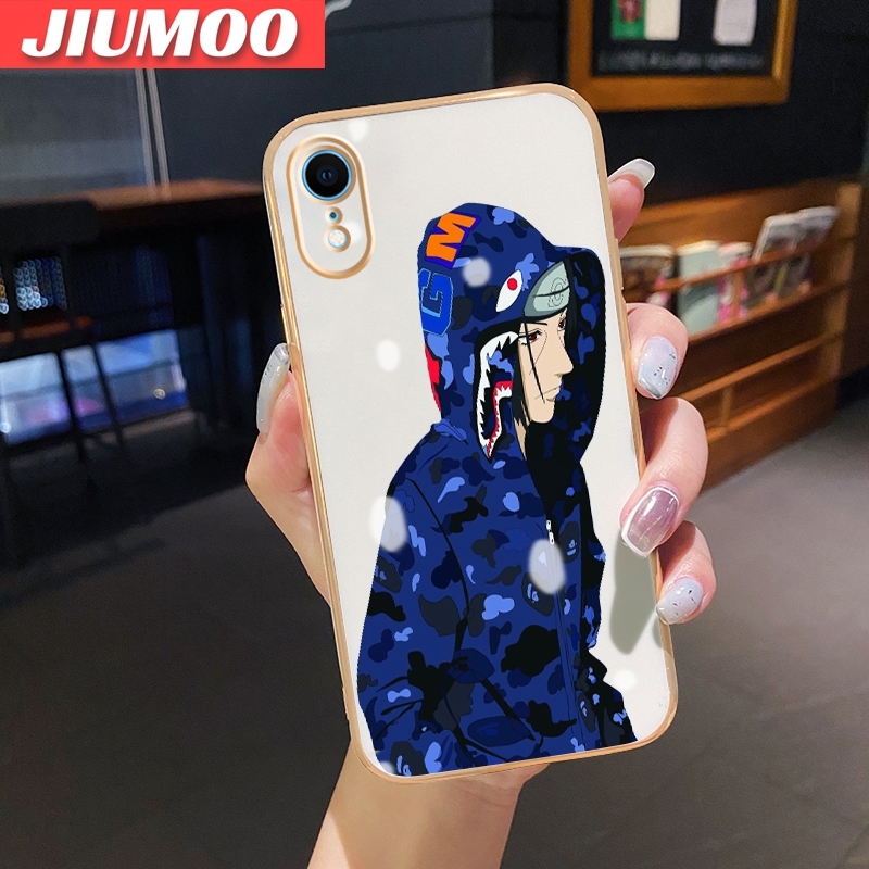 JIUMOO For IPhone XR Case Fashion Tide Boy Nasa New Design Phone Cases Pattern Silicone Casing Full Back Cover Camera Shockproof Protection Softcase. 