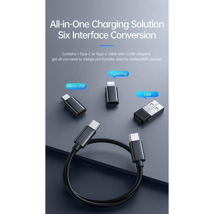 Mcdodo Wf-172 Usb Cable Adapter All-In-One Charging Conversion Suit - Type C Cable. 