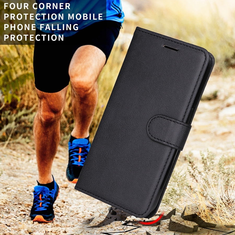 For Coque Huawei P Smart FIG LX1 LX2 Case Wallet leather Flip Case for Etui Huawei Enjoy 7S FIG-LX1 LA1 Honor 9 90 Lite Cover. 