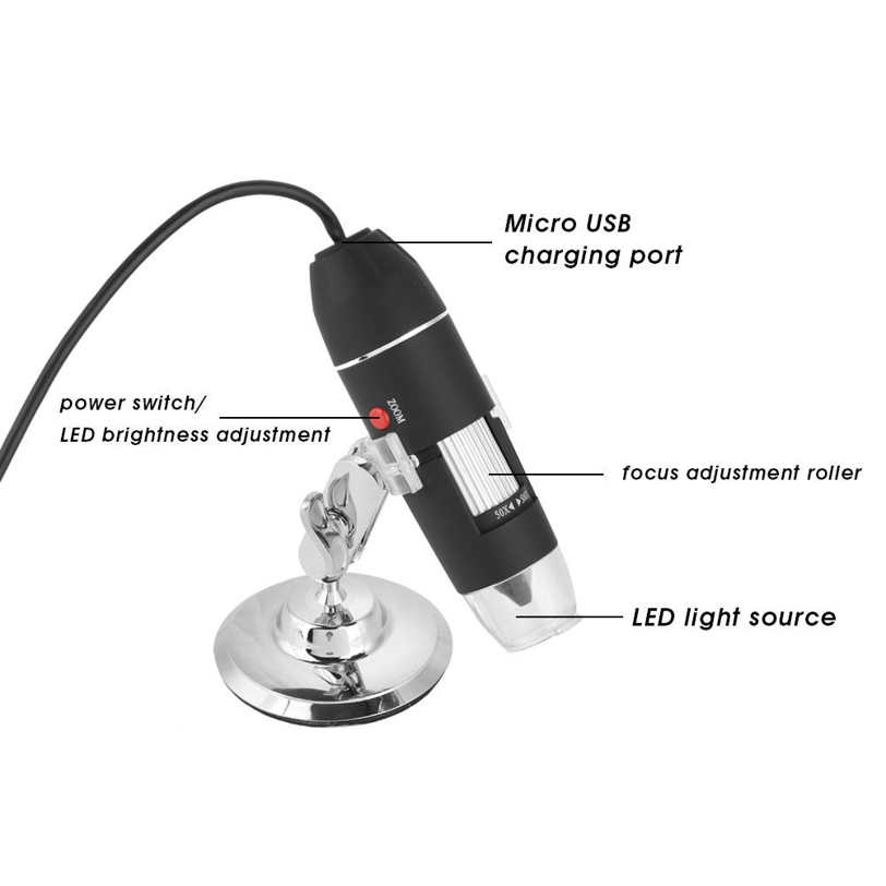 500X Microscope Handheld Electronic USB Magnifier for Computer. 