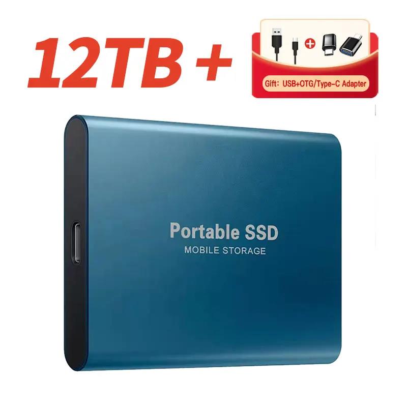 Portable SSD 1TB External hard drive High-speed Mobile Solid State Drive 500GB External Storage Decives Hard Disks for PC/ Mac. 