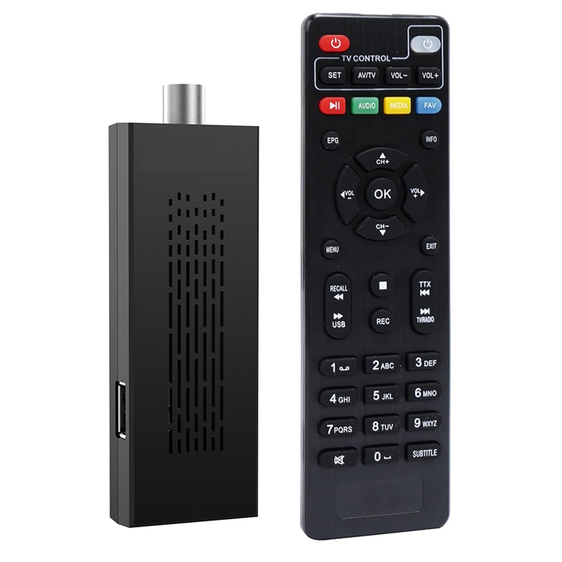 Digital Converter Box,Newest ATSC TV Tuner Behind TV,TV Recording Playback,TV Tuner+1080P/AV Output EU Plug Accessories