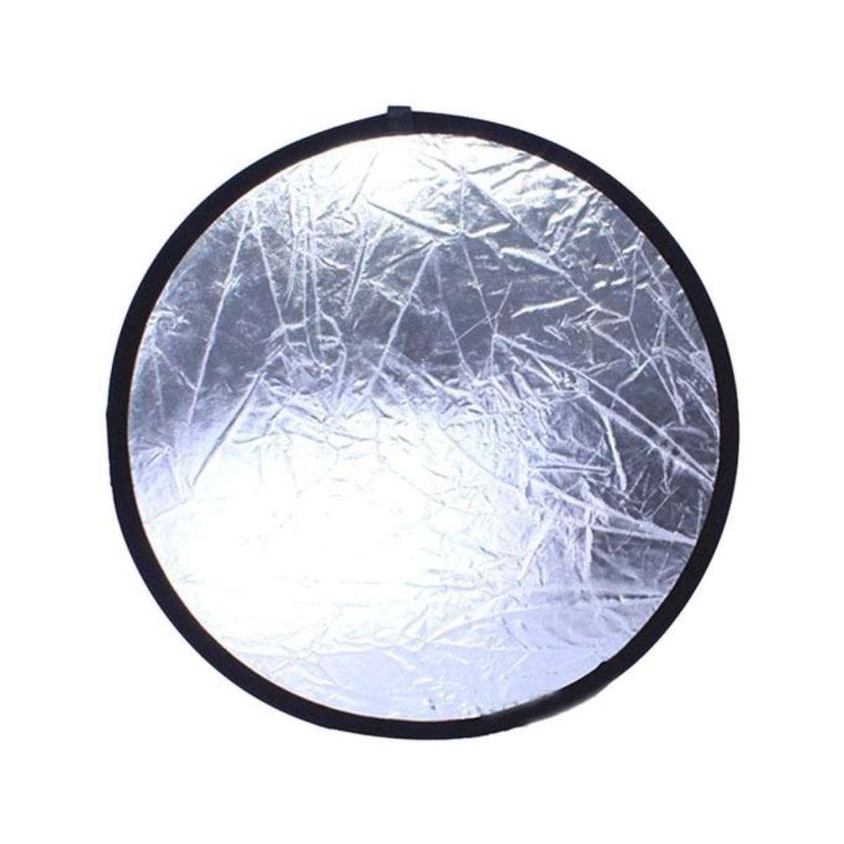 5-in 1 connectable 110cm 43 "Light Flash Studio Reflector Round Defisger-Black. 