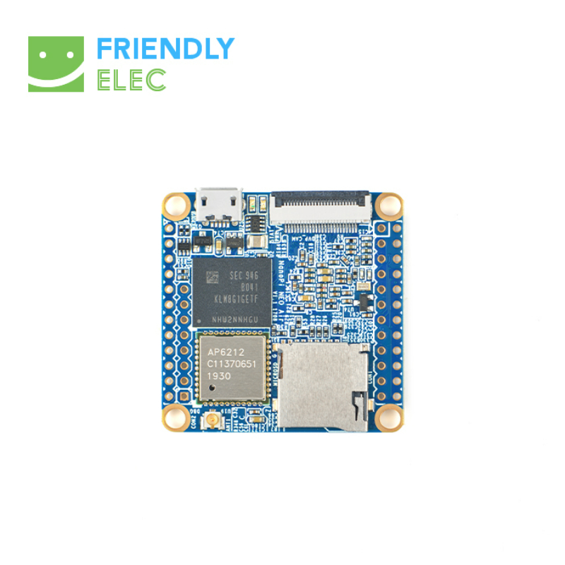 Ultra small NanoPi NEO Air, Quanzhi H3, IoT development board, WiFi Bluetooth, UbuntuCore. 