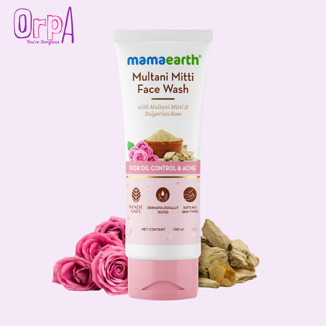 Mamaearth Multani Mitti Face Wash - 100ml - Orpa