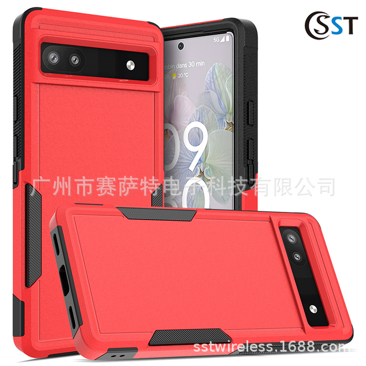 [autismaut] Applicable to Google Google pixel 6a Mobile Phone Protective Case Neutral Commuter Two-in-One pexel 7 pro. 