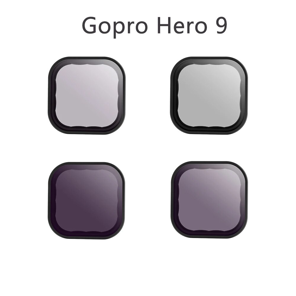 【YIYANGMAOYI111】TELESIN Filters Set For Gopro 9 CPL ND 8 16 32 Lens Filter ND8 ND16 ND32 For Gopro Action Go Pro Hero9. 