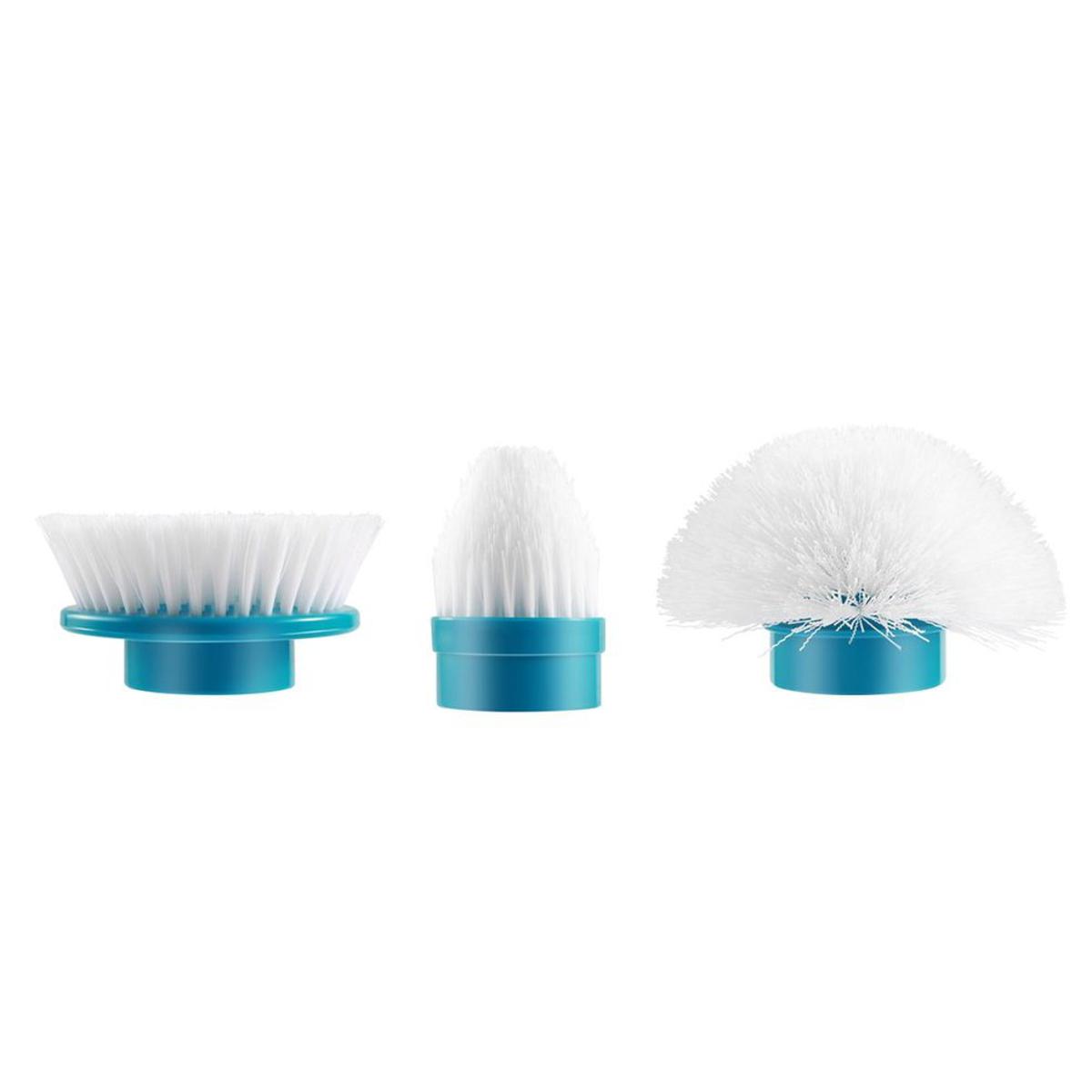 Turbo Scrub Electric Cleaning Brush Head Set 3 Heads For Multi-Purpose Uses