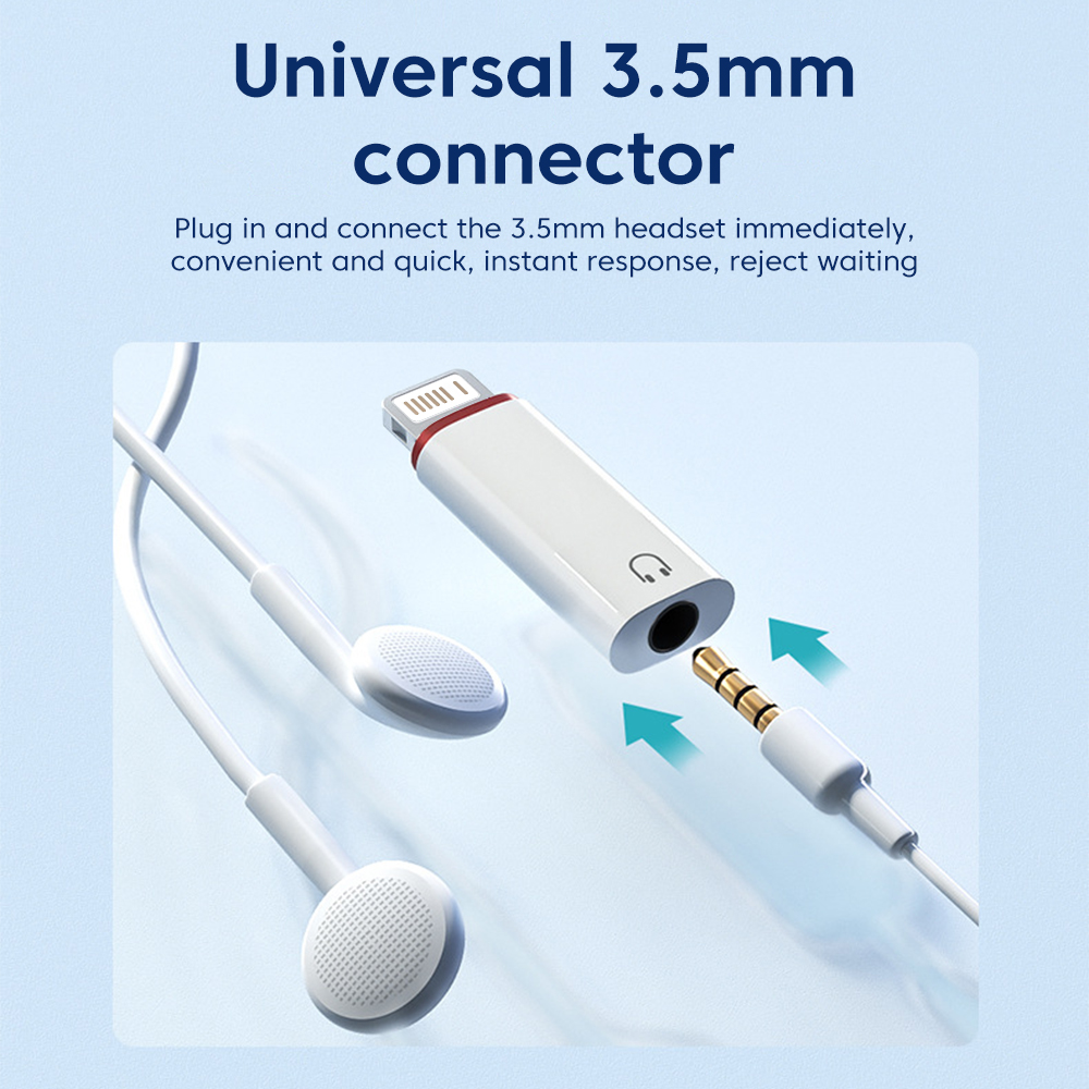 Crouch Lightning To 3.5 MM Jack Aux Audio Adapter For iphone ipad Samsung Xiaomi Jack To USB C DAC Adapter Type C To Jack 3.5 MM. 